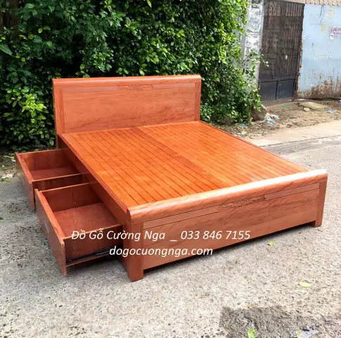 phòng ngủ gỗ xoan đào phòng ngủ gỗ xoan đào