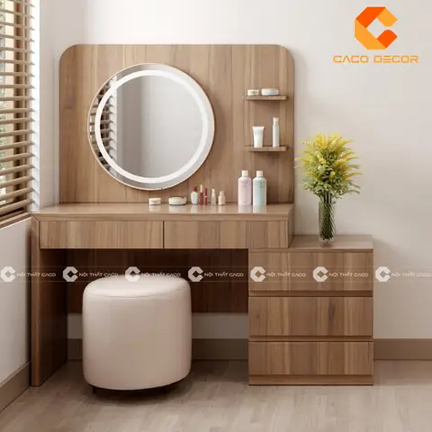 Cách Thiết Kế Phòng Ngủ Kèm Bàn Trang Điểm Tiện Nghi và Thẩm Mỹ