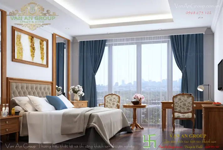 Nội thất phòng ngủ khách sạn