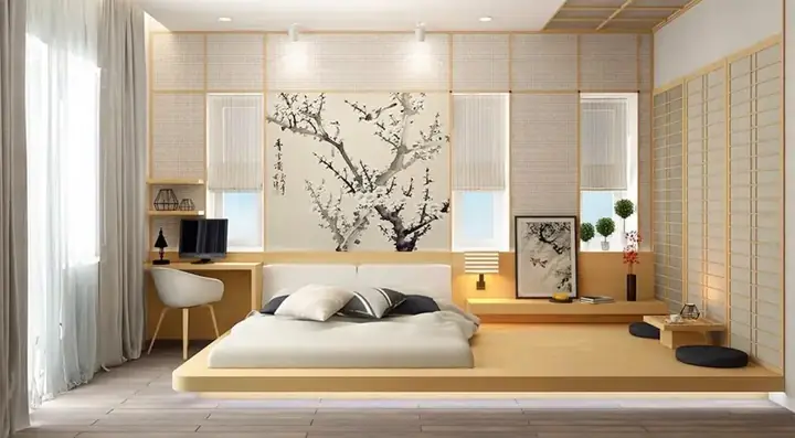 phòng ngủ không có giường