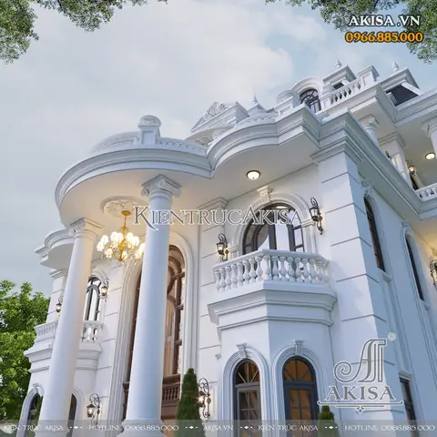 Thiết Kế Phòng Ngủ Kiến Trúc Tân Cổ Điển Đẹp và Sang Trọng