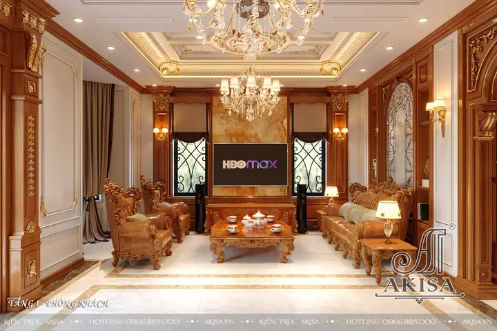 Thiết Kế Phòng Ngủ Kiến Trúc Tân Cổ Điển Đẹp và Sang Trọng