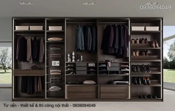 3. Một vài mẫu phòng thay đồ liền với phòng ngủ đẹp