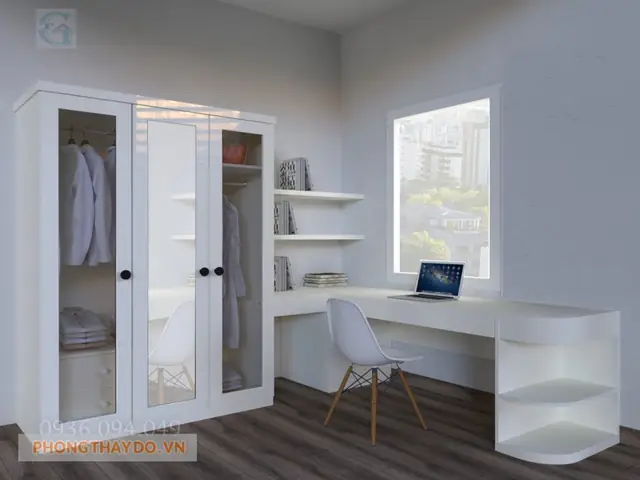 2. Có nên thiết kế phòng thay đồ liền với phòng ngủ hay không?