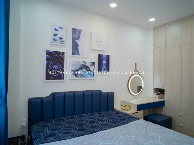 phòng ngủ màu trắng đẹp