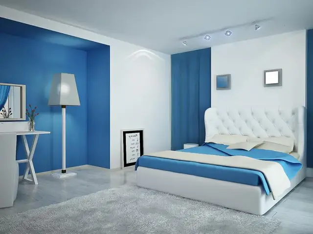 phòng ngủ màu trắng đẹp