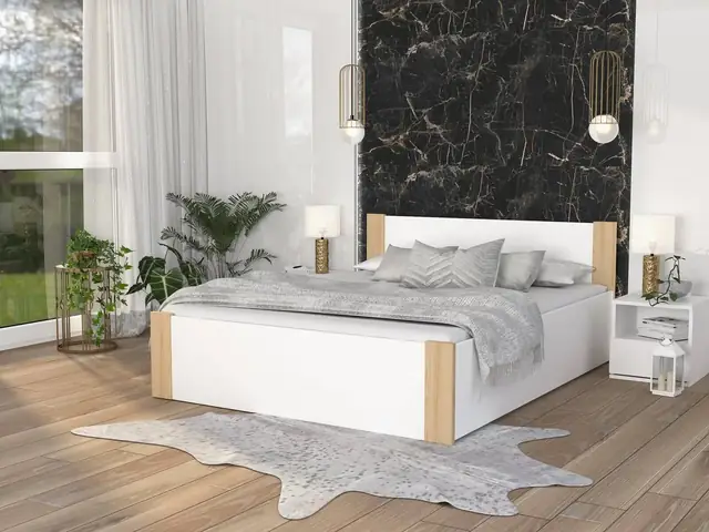 phòng ngủ màu trắng đẹp