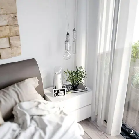 phòng ngủ màu trắng sữa phòng ngủ màu trắng sữa