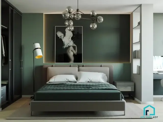3.1.5 Phòng ngủ xanh ngọc lục bảo 3.1.5 Phòng ngủ xanh ngọc lục bảo