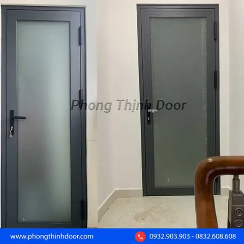 7. Cửa nhôm kính cường lực 7. Cửa nhôm kính cường lực