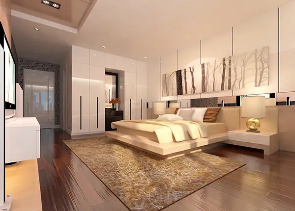 phòng ngủ nên lát gạch hay gỗ