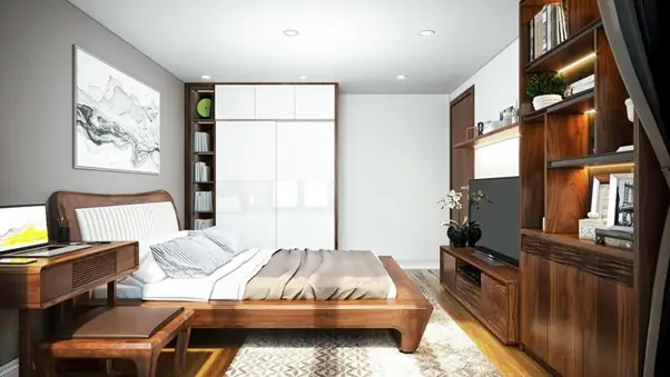 Thiết kế nội thất phòng ngủ nhà cấp 4 hiện đại Thiết kế nội thất phòng ngủ nhà cấp 4 hiện đại