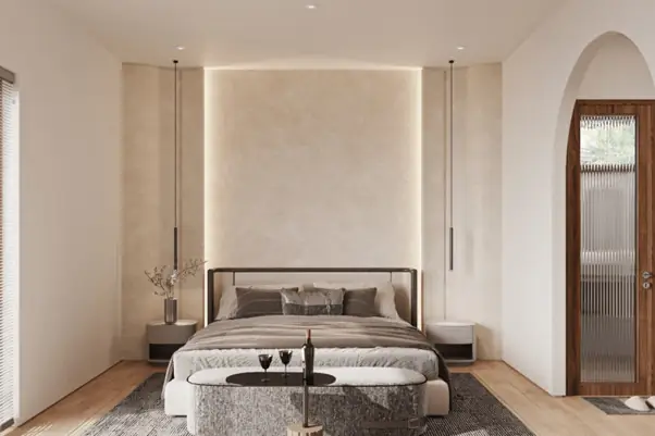 Thiết kế nội thất phòng ngủ nhà cấp 4 hiện đại Thiết kế nội thất phòng ngủ nhà cấp 4 hiện đại