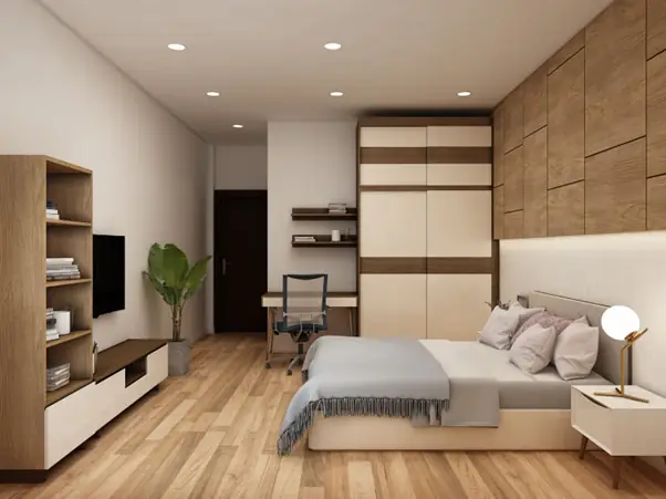 Phòng ngủ nhà cấp 4 đơn giản Phòng ngủ nhà cấp 4 đơn giản