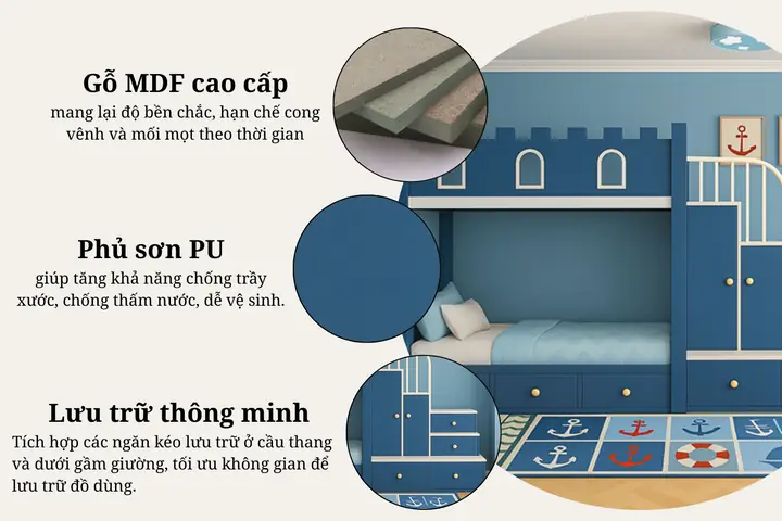 Tối ưu phòng ngủ nhỏ với cầu thang phụ: Hướng dẫn chi tiết