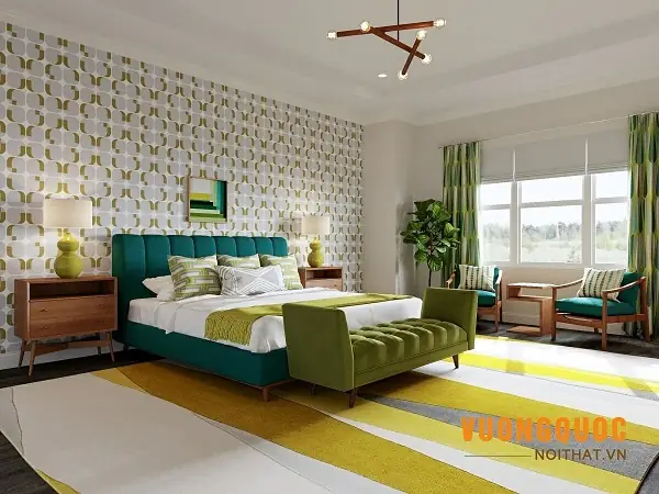 Thiết Kế Phòng Ngủ Nội Thất Retro: Nét Đẹp Hoài Cổ Quyến Rũ