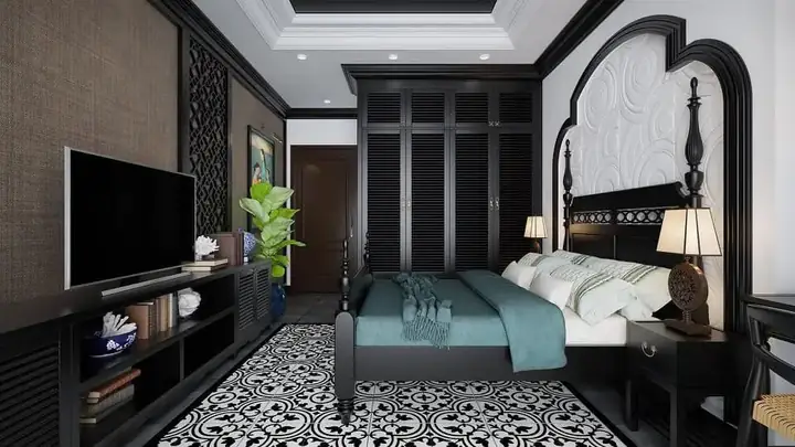 phòng ngủ phong cách indochine phòng ngủ phong cách indochine
