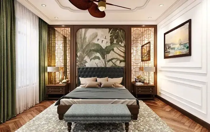 phòng ngủ phong cách indochine phòng ngủ phong cách indochine