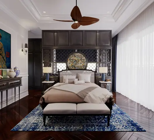 phòng ngủ phong cách indochine phòng ngủ phong cách indochine