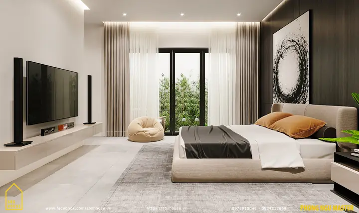 Phòng Ngủ Mở Ra Sân Vườn: Hướng Dẫn Thiết Kế Đẹp & Tối Ưu