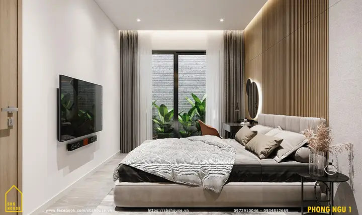 Phòng Ngủ Mở Ra Sân Vườn: Hướng Dẫn Thiết Kế Đẹp & Tối Ưu