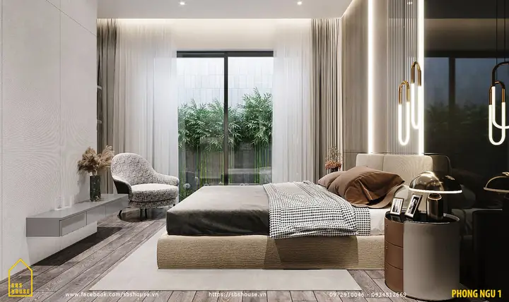 Phòng Ngủ Mở Ra Sân Vườn: Hướng Dẫn Thiết Kế Đẹp & Tối Ưu