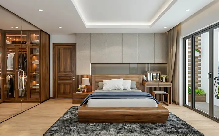 2. Bố trí đồ nội thất trong phòng ngủ 40m2