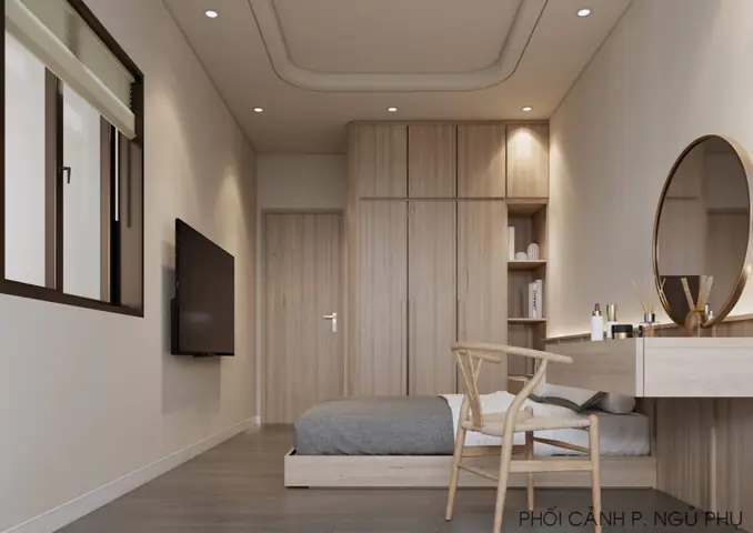 Thiết kế phòng ngủ trong căn hộ: Hướng dẫn tối ưu không gian và tiện nghi Thiết kế phòng ngủ trong căn hộ: Hướng dẫn tối ưu không gian và tiện nghi