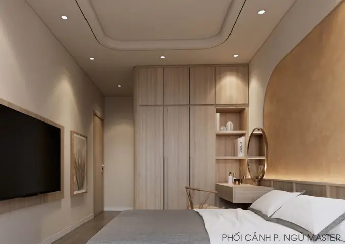 Thiết kế phòng ngủ trong căn hộ: Hướng dẫn tối ưu không gian và tiện nghi Thiết kế phòng ngủ trong căn hộ: Hướng dẫn tối ưu không gian và tiện nghi