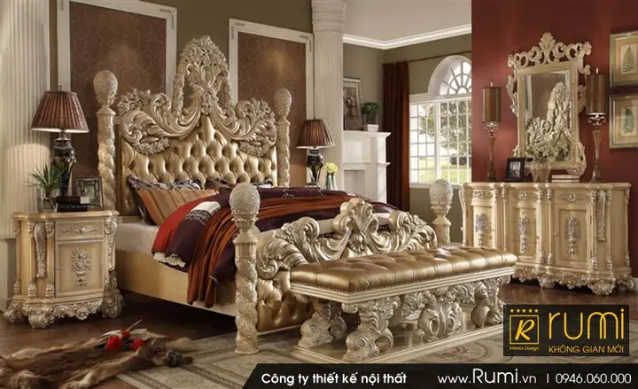 Tham khảo mẫu nội thất phòng ngủ Cổ điển & Tân cổ điển