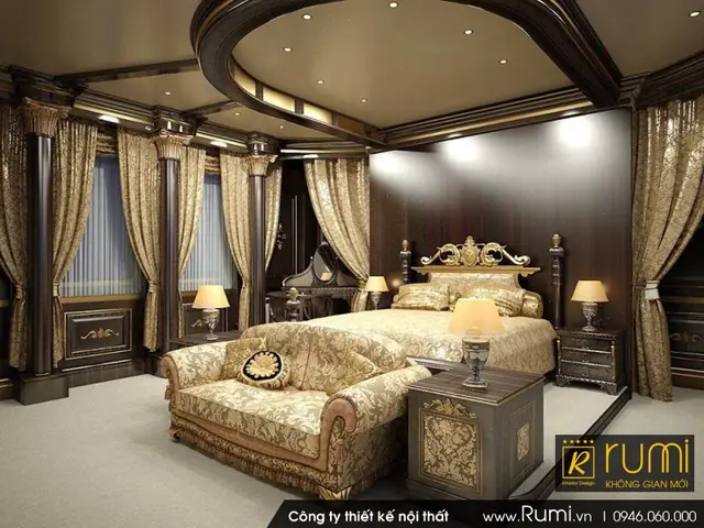 Tham khảo mẫu nội thất phòng ngủ Cổ điển & Tân cổ điển