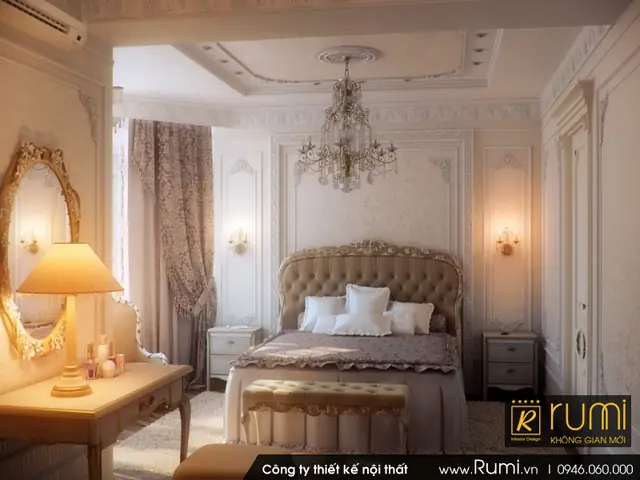 Tham khảo mẫu nội thất phòng ngủ Cổ điển & Tân cổ điển