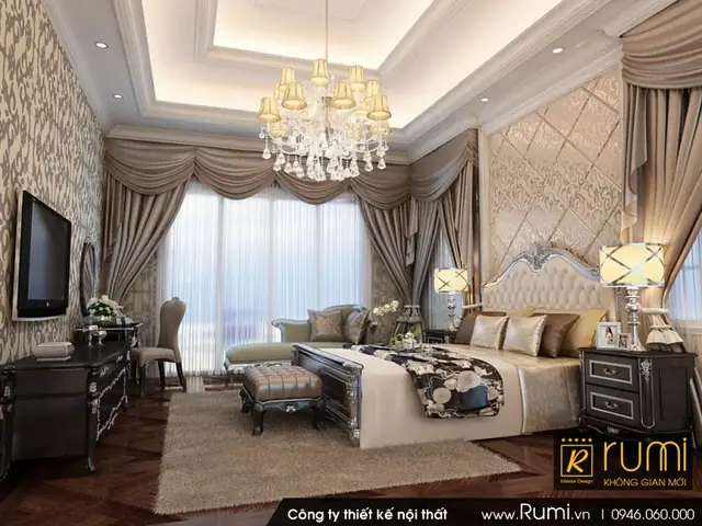 Tham khảo mẫu nội thất phòng ngủ Cổ điển & Tân cổ điển
