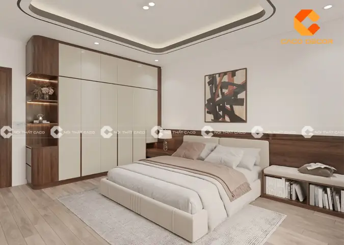 phòng ngủ vợ chồng 10m2