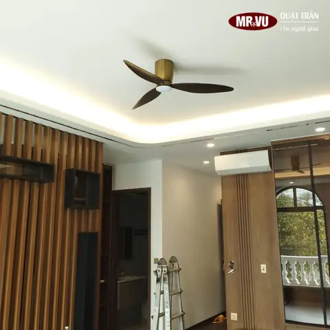 quạt trần mini phòng ngủ