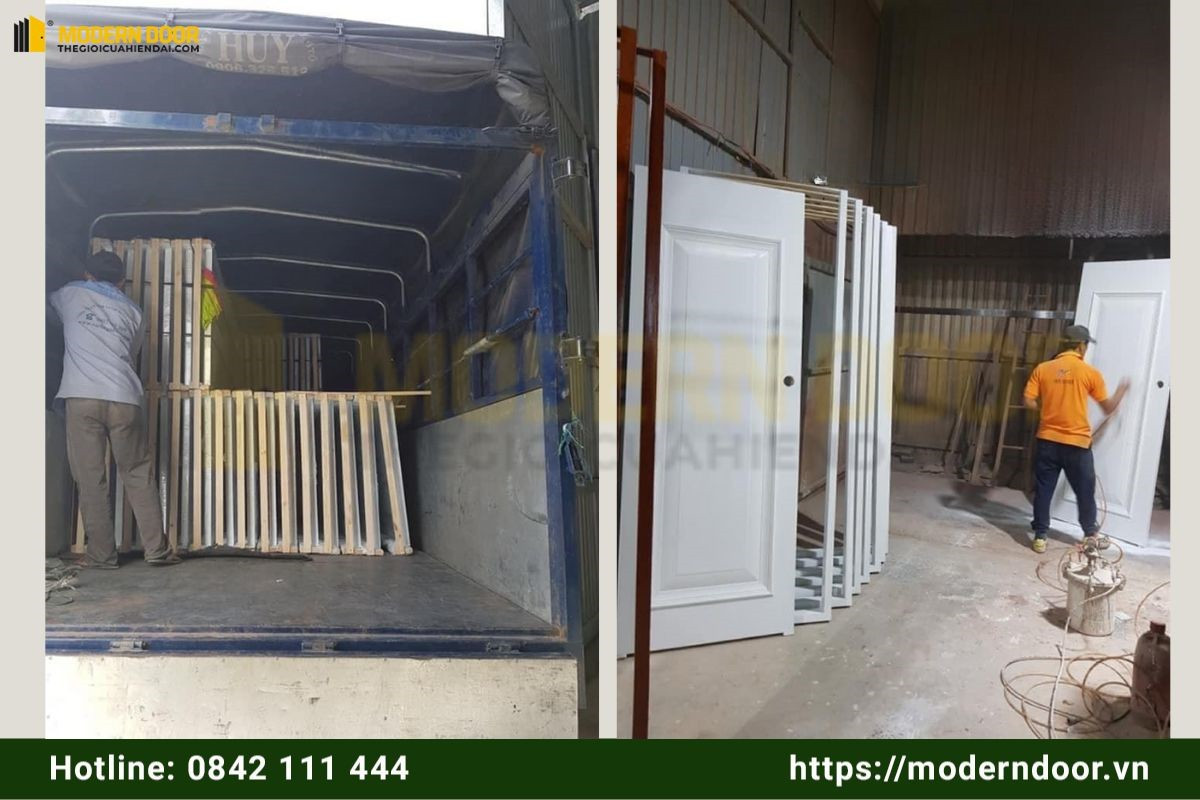 Quy trình sản xuất cửa tại NNM GROUP