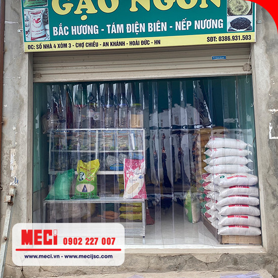 Rèm cửa nhựa dẻo trong suốt giúp quan sát dễ dàng
