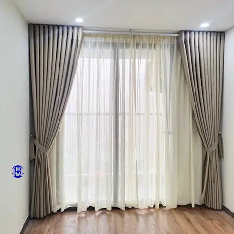 rèm cửa sổ chống nắng phòng ngủ