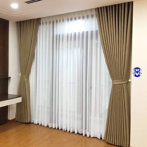 rèm cửa sổ chống nắng phòng ngủ