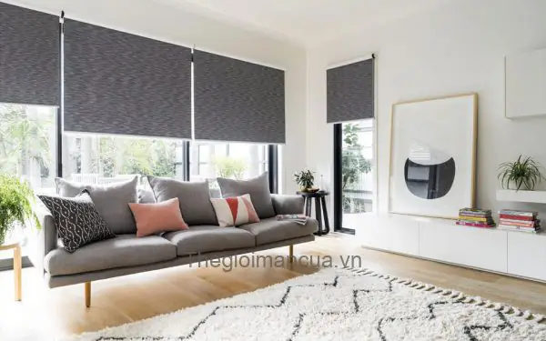 Những mẫu rèm cuốn chống nắng cho phòng ngủ đẹp