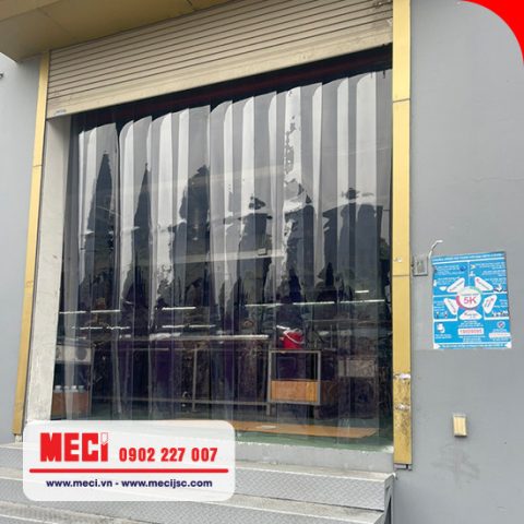 Rèm nhựa cửa ra vào ngăn lạnh hiệu quả