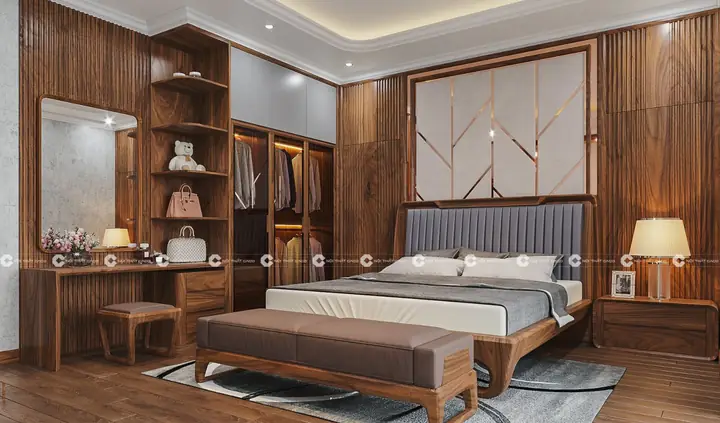 Làm thế nào để chọn sơn phòng ngủ màu gỗ đẹp và hiện đại?
