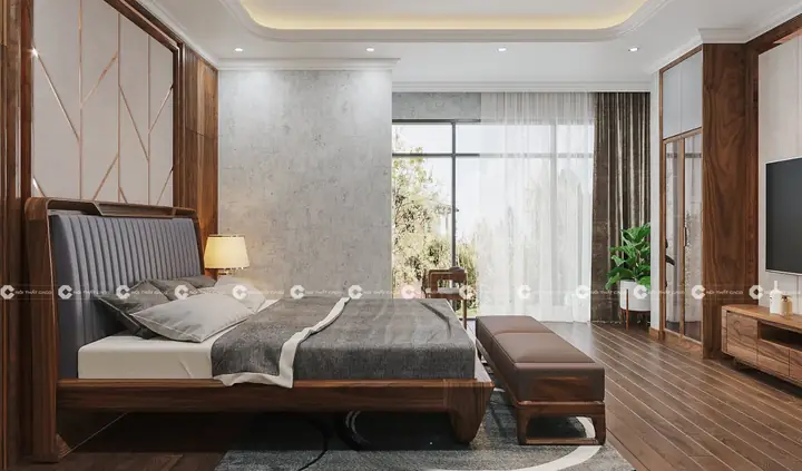 Làm thế nào để chọn sơn phòng ngủ màu gỗ đẹp và hiện đại?