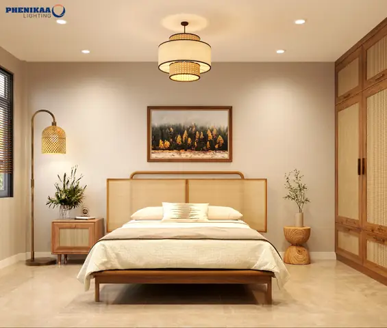 Sử dụng đèn nào cho phòng ngủ: Hướng dẫn chọn và bố trí