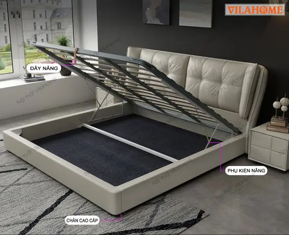 Chi tiáº¿t Máº«u GiÆ°á»ng Ngá»§ Bá»c Da Äáº§u GiÆ°á»ng MÃ£ GN – 7001