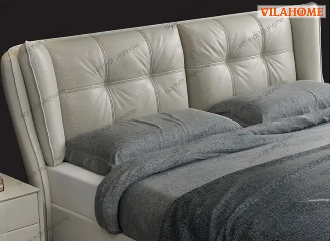 Chi tiáº¿t Máº«u GiÆ°á»ng Ngá»§ Bá»c Da Äáº§u GiÆ°á»ng MÃ£ GN – 7001