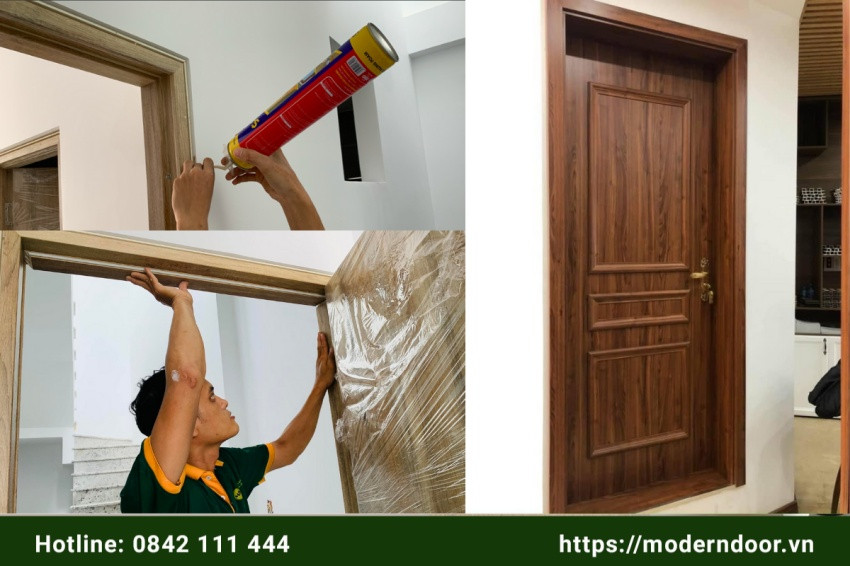 Thi công và lắp đặt cửa nhựa composite chuyên nghiệp tại công trình