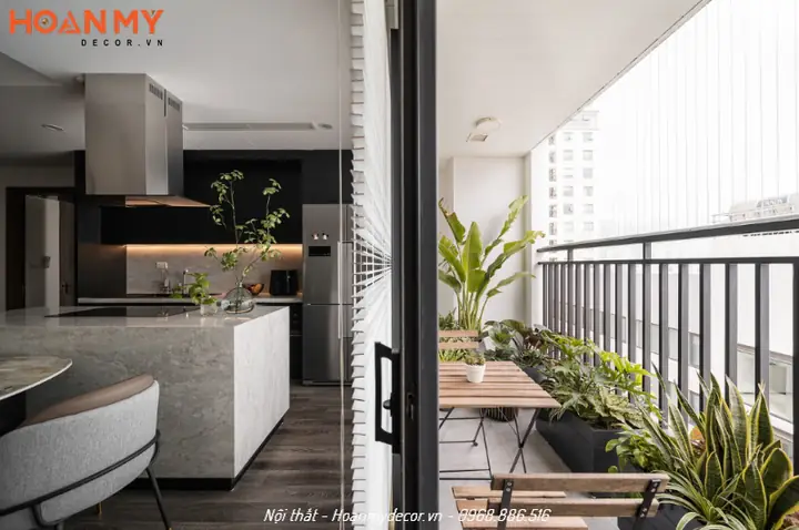 Thiết kế nội thất căn hộ 100m2 2 phòng ngủ hiện đại, tiện nghi