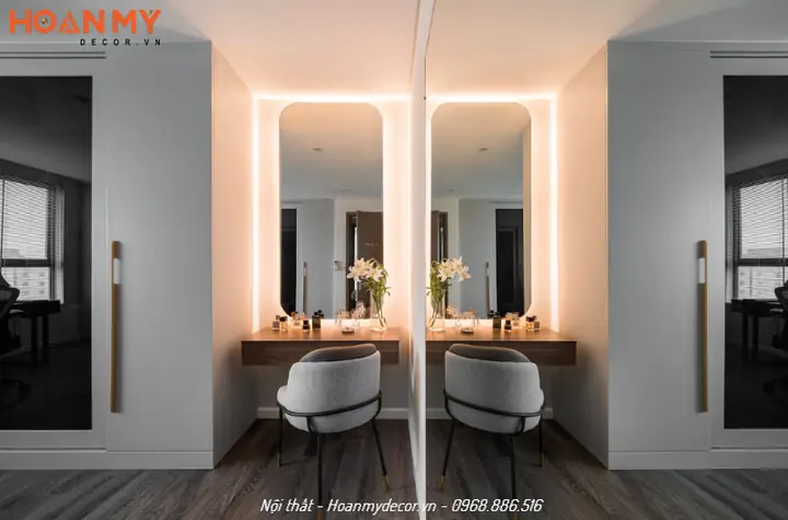 Thiết kế nội thất căn hộ 100m2 2 phòng ngủ hiện đại, tiện nghi