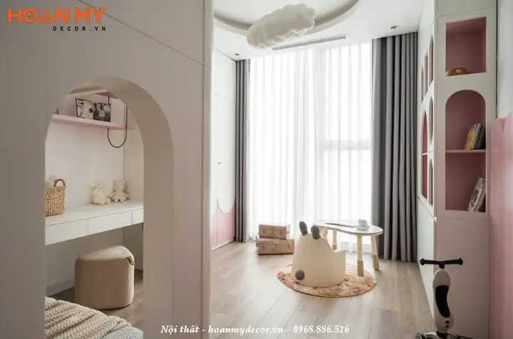Thiết kế căn hộ 120m2 3 phòng ngủ theo phong cách Luxury